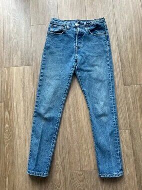 Levi Denim Jeans 501 S Skinny Size 26 x 28